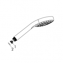 Para de dus Hansgrohe, Croma Select S Vario, crom